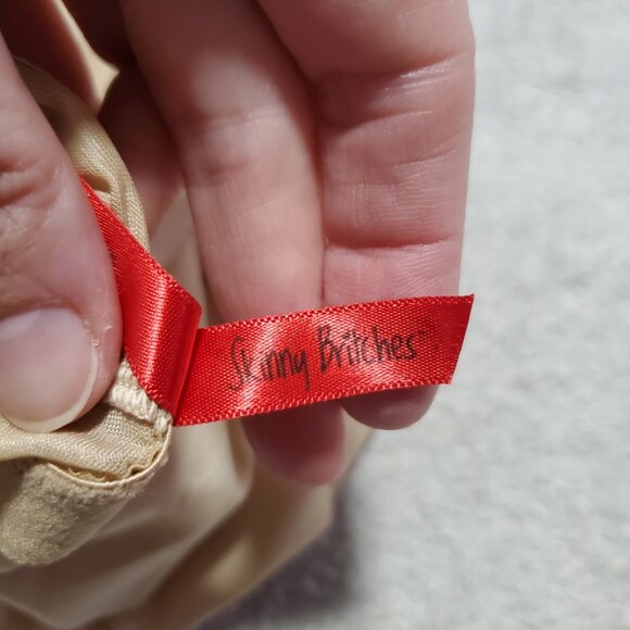 SPANX Skinny Britches Mid-Thigh Shorts Flat Seams Shapewear Beige Nude Womens XL - Picture 9 of 13